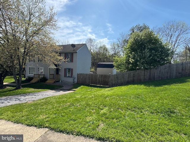 41 Provincial Pkwy, Emmitsburg, MD 21727 - view of yard with fence