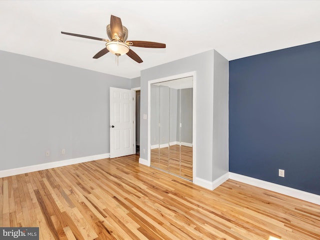 7214 Honeybush Dr, Mount Airy, MD 21771 - empty room with wood finished floors, a ceiling fan, and baseboards