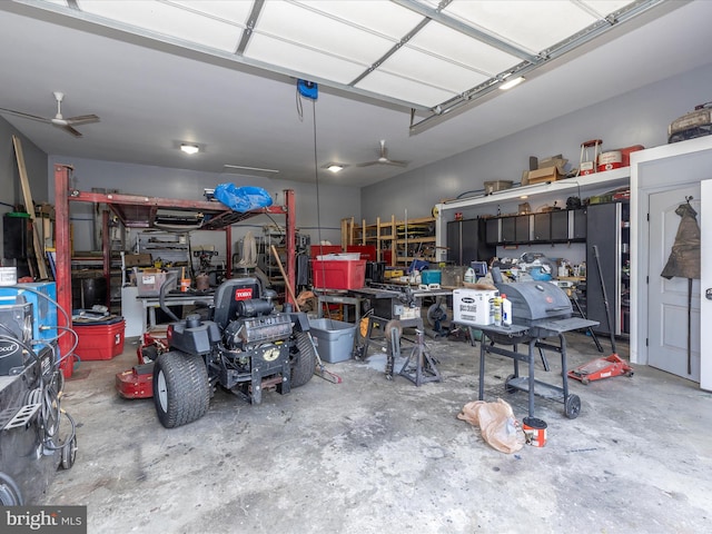 7214 Honeybush Dr, Mount Airy, MD 21771 - garage featuring a workshop area