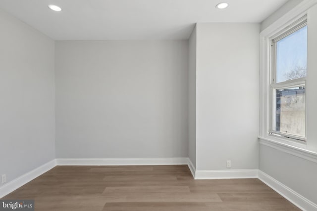 6227 Delancey St, Philadelphia, PA 19143 - unfurnished room featuring recessed lighting, light wood finished floors, and baseboards