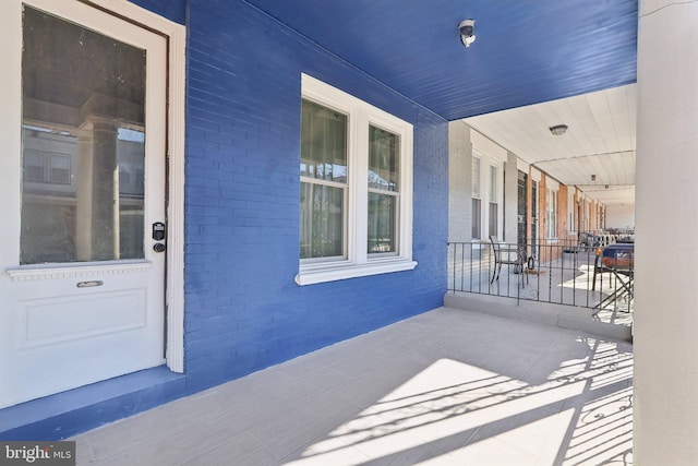 6227 Delancey St, Philadelphia, PA 19143 - view of patio featuring a porch