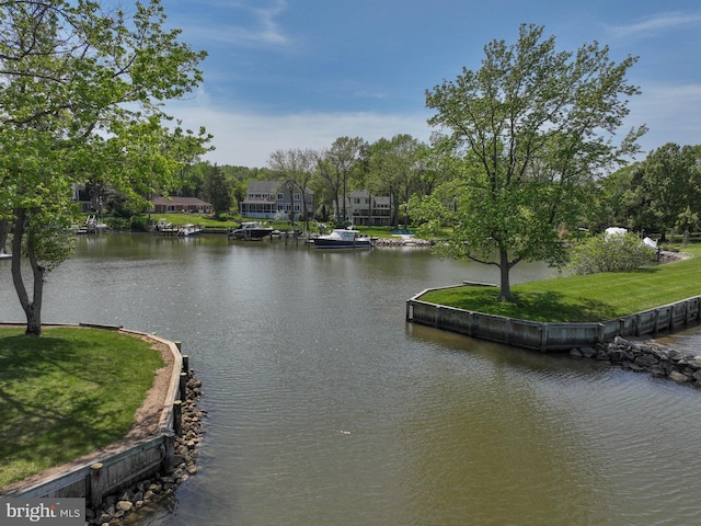 property view of water