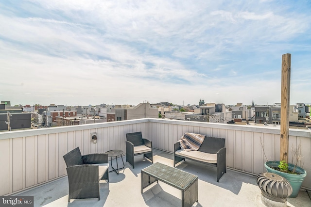 view of patio / terrace featuring outdoor lounge area