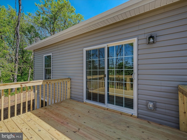 view of deck