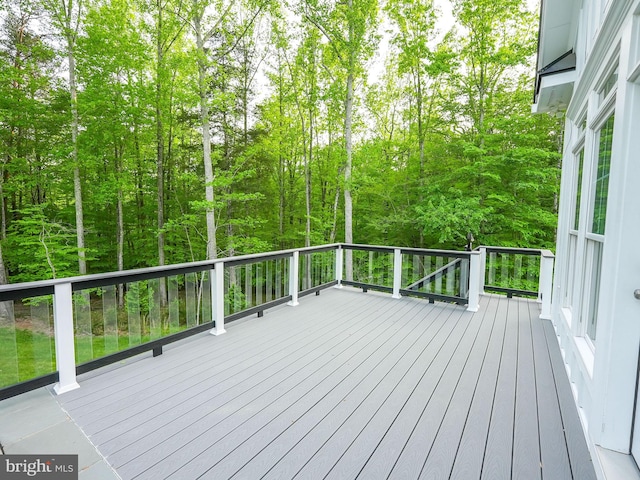 view of deck