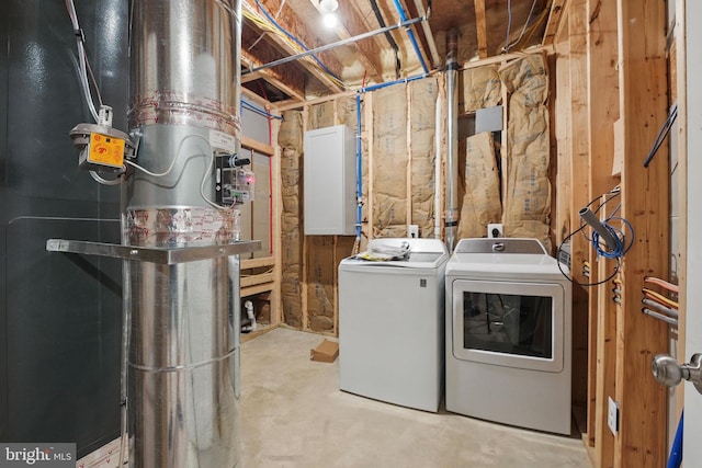 laundry area with laundry area and washer and dryer