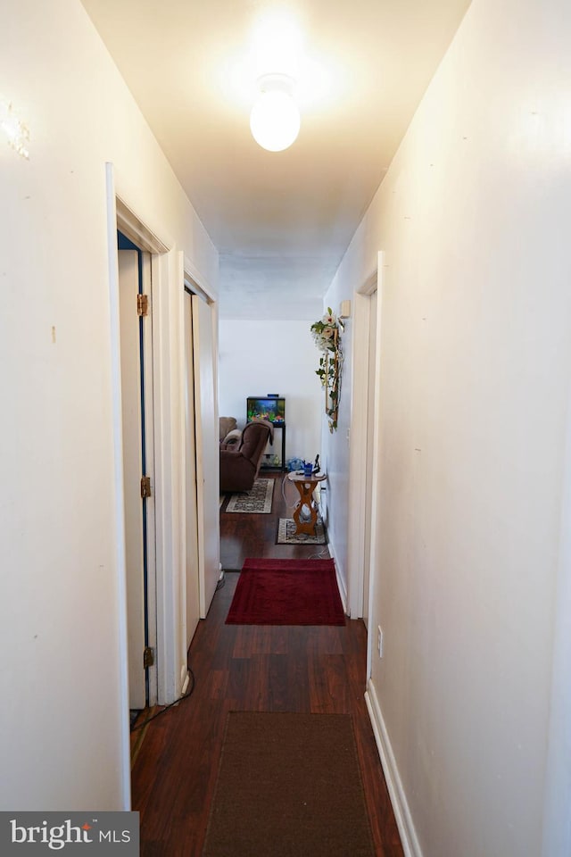 435 N St, Milford, DE 19963 - corridor featuring wood finished floors