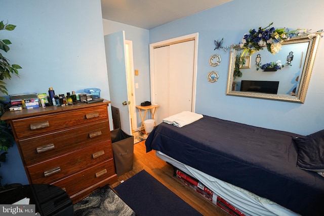 435 N St, Milford, DE 19963 - bedroom featuring a closet and wood finished floors