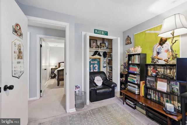 13003 Standish Ct, Woodbridge, VA 22192 - sitting room featuring carpet flooring and baseboards