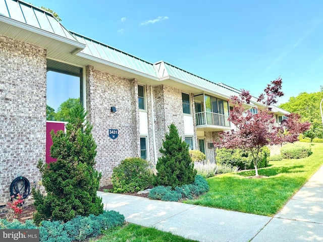 view of property