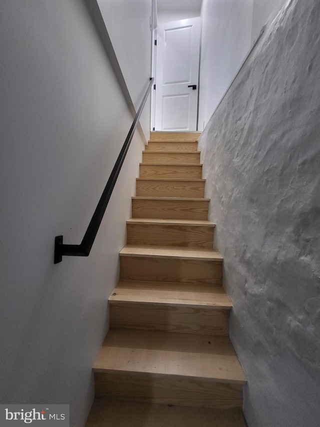 view of stairs