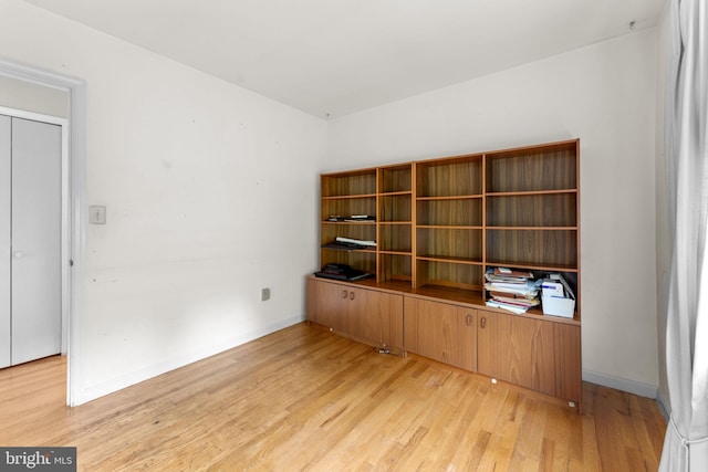 1806 Cranberry Ln, Reston, VA 20191 - unfurnished office with light wood-style floors and baseboards