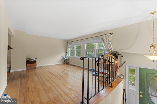 1806 Cranberry Ln, Reston, VA 20191 - interior space with wood finished floors and baseboards