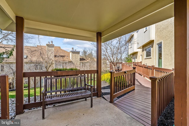 exterior space featuring a residential view