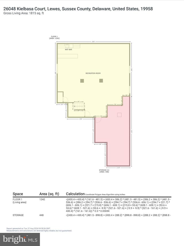 view of layout