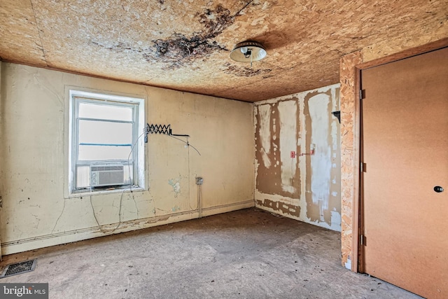 spare room featuring cooling unit