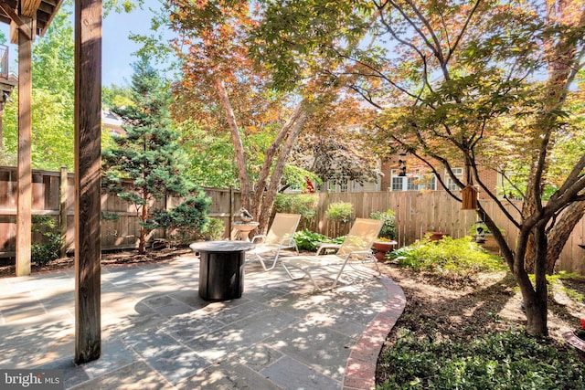 6531 Washington Blvd, Arlington, VA 22205 - view of patio / terrace with a fenced backyard