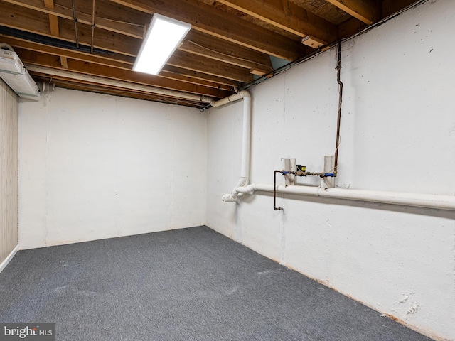 34 Dovetree Dr, Newark, DE 19713 - unfinished below grade area featuring carpet