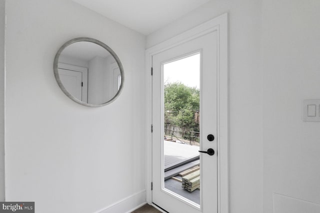 2524 41st St NW Unit 1, Washington, DC 20007 - doorway featuring baseboards