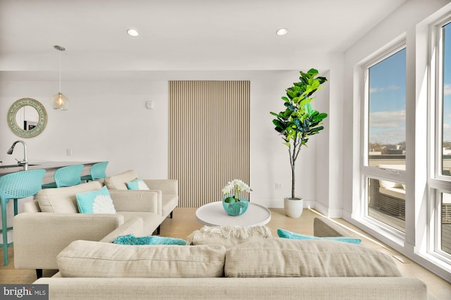 4016 Georgia Ave NW Unit 9, Washington, DC 20011 - living room featuring recessed lighting