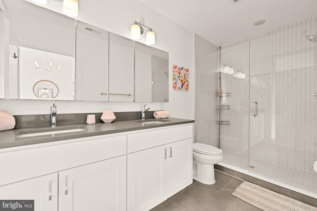 4016 Georgia Ave NW Unit 9, Washington, DC 20011 - full bath featuring visible vents, a sink, tile patterned flooring, and toilet