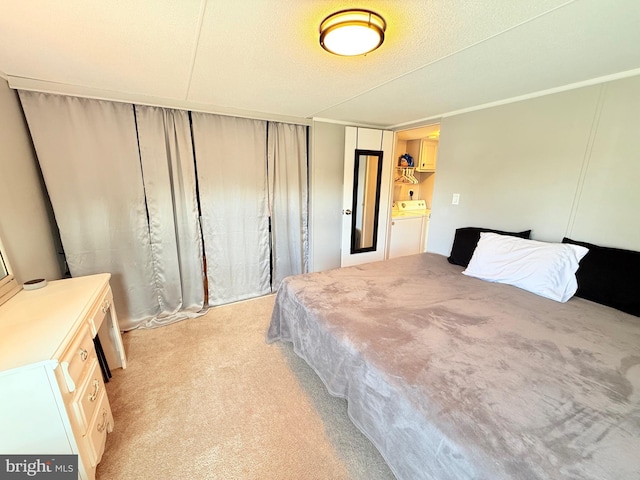 38 Clara St, Norristown, PA 19403 - bedroom with washer / dryer and light carpet