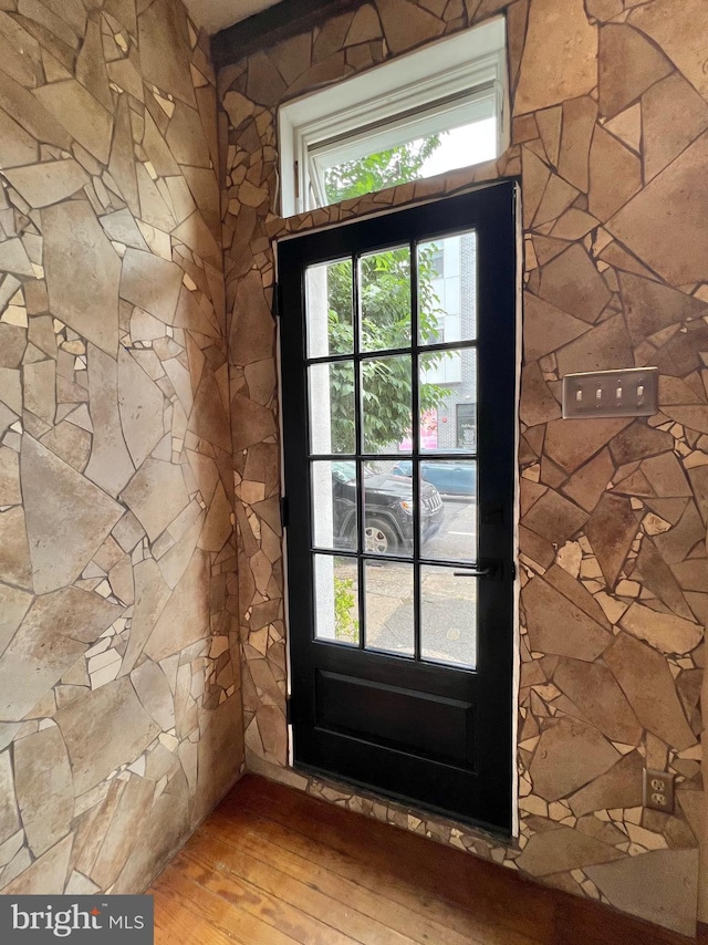 2102 E Dauphin St, Philadelphia, PA 19125 - doorway to outside featuring light wood-style floors and plenty of natural light
