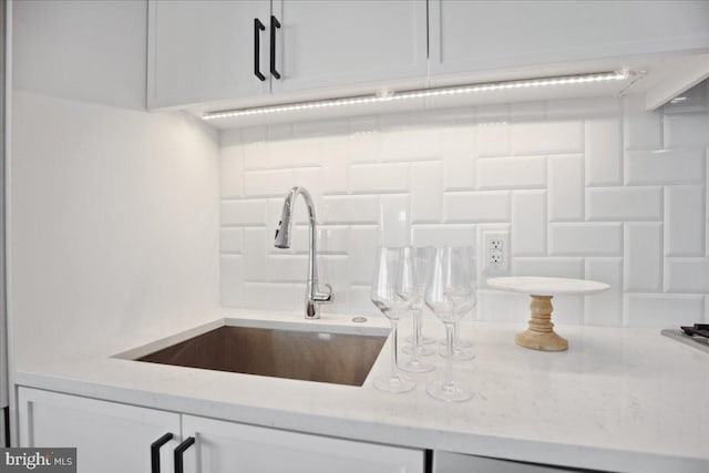 923 V St NW Unit 601, Washington, DC 20001 - kitchen view of light stone countertops and white cabinetry