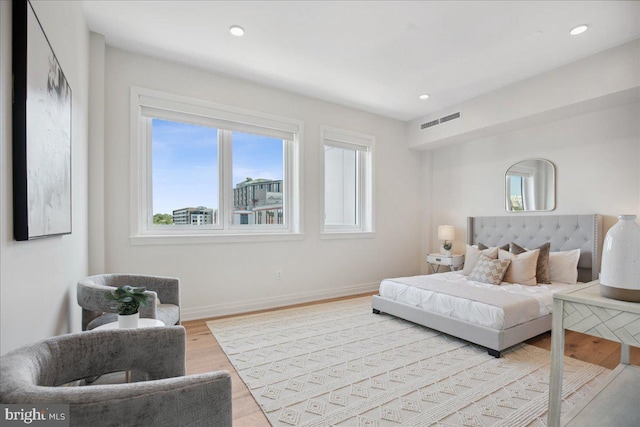923 V St NW Unit 601, Washington, DC 20001 - bedroom featuring wood finished floors and recessed lighting