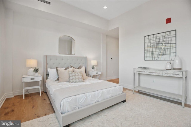 923 V St NW Unit 601, Washington, DC 20001 - bedroom with wood finished floors and recessed lighting