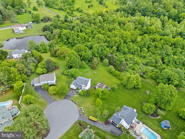 5722 Pond View Ln, Broad Run, VA 20137 - drone / aerial view of a large body of water