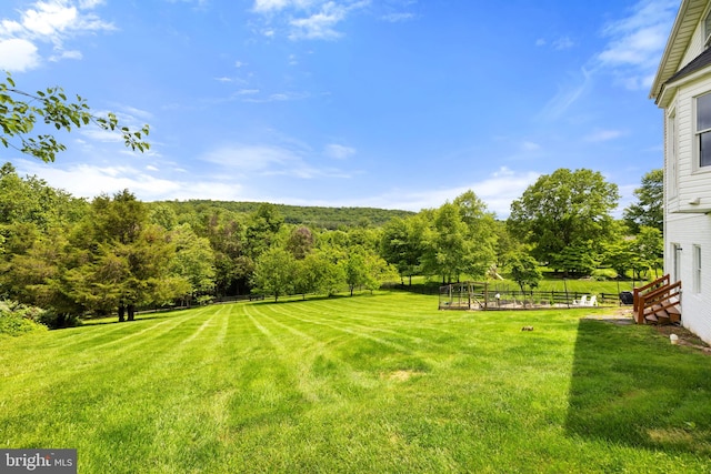 5722 Pond View Ln, Broad Run, VA 20137 - view of yard featuring a view of trees