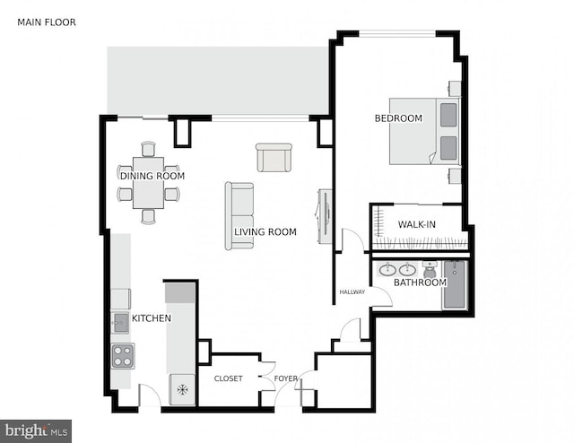 4201 Cathedral Ave NW Unit 616W, Washington, DC 20016 - room layout