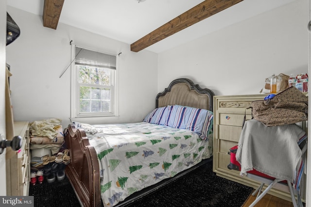 12714 Harborview Ct, Woodbridge, VA 22192 - bedroom with beam ceiling