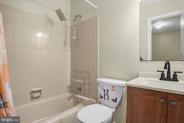 12714 Harborview Ct, Woodbridge, VA 22192 - full bathroom featuring vanity, toilet, and shower / tub combo