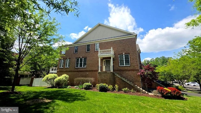 4102 Chariot Way, Upper Marlboro, MD 20772 - view of front of house with brick siding and stairs