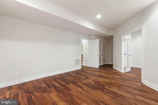 4102 Chariot Way, Upper Marlboro, MD 20772 - unfurnished bedroom featuring baseboards, wood finished floors, and recessed lighting