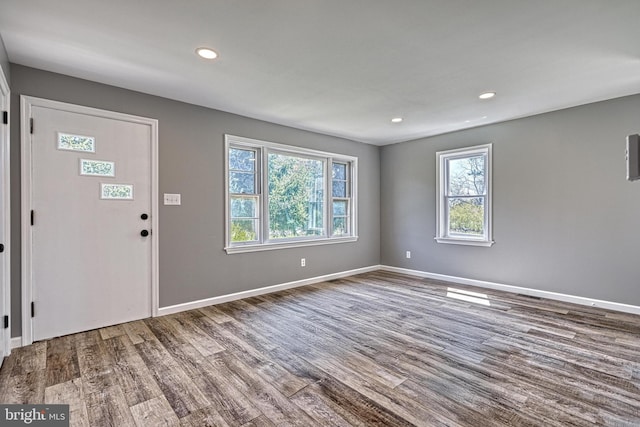 35 Herrs Ridge Rd, Gettysburg, PA 17325 - entrance foyer featuring recessed lighting, baseboards, and wood finished floors