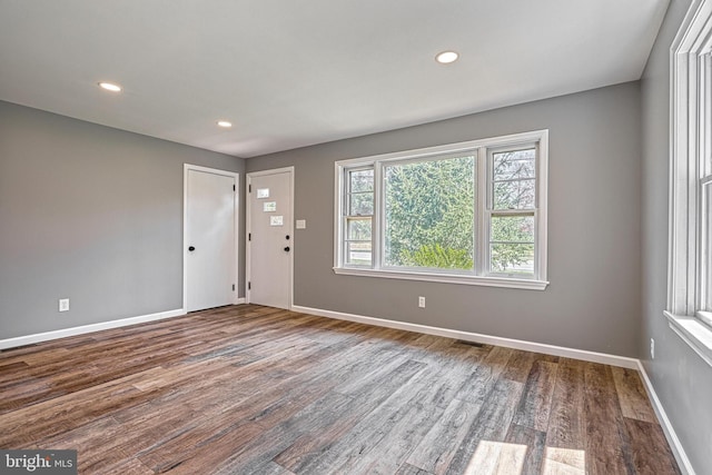 35 Herrs Ridge Rd, Gettysburg, PA 17325 - interior space with baseboards, recessed lighting, and wood finished floors