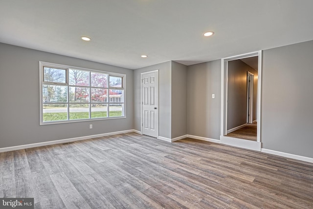 35 Herrs Ridge Rd, Gettysburg, PA 17325 - unfurnished bedroom with recessed lighting, baseboards, and wood finished floors