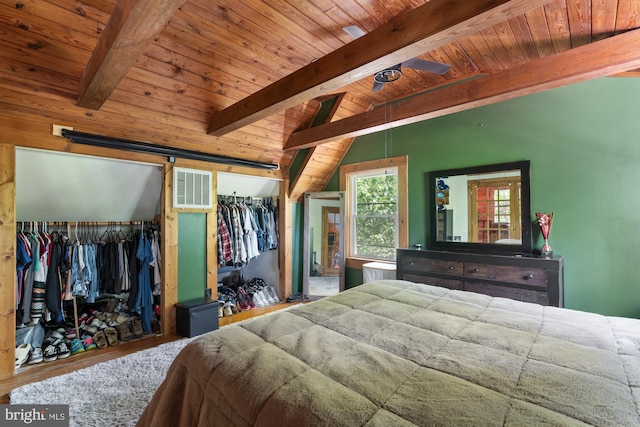2 Heights Ct, Ruther Glen, VA 22546 - bedroom featuring wood ceiling and wood finished floors