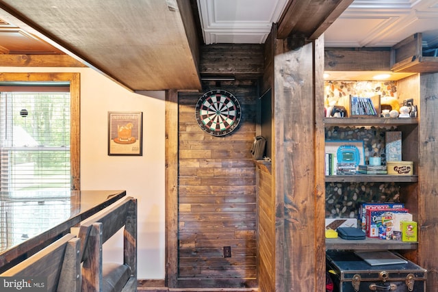 2 Heights Ct, Ruther Glen, VA 22546 - corridor featuring wood walls