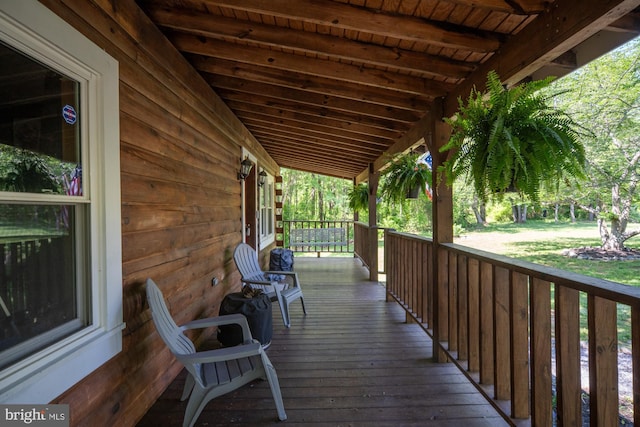 2 Heights Ct, Ruther Glen, VA 22546 - view of wooden deck