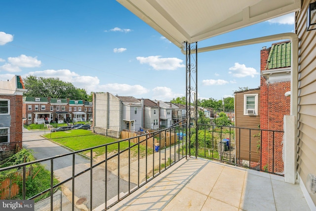 2817 Ulman Ave, Baltimore, MD 21215 - balcony featuring a residential view