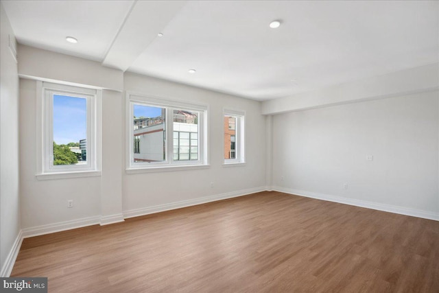 923 V St NW Unit 602, Washington, DC 20001 - spare room with wood finished floors and recessed lighting