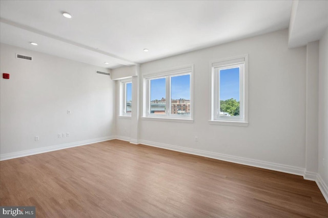 923 V St NW Unit 602, Washington, DC 20001 - empty room with wood finished floors and recessed lighting
