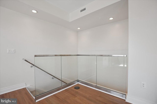 923 V St NW Unit 602, Washington, DC 20001 - empty room with wood finished floors and recessed lighting