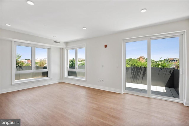 923 V St NW Unit 602, Washington, DC 20001 - empty room featuring light wood finished floors and recessed lighting