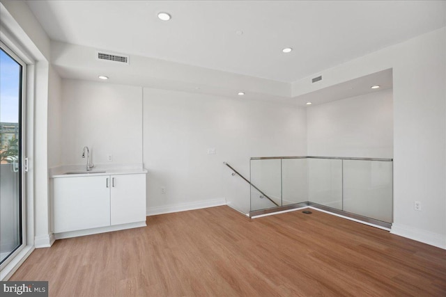 923 V St NW Unit 602, Washington, DC 20001 - unfurnished room featuring light wood-style floors and recessed lighting