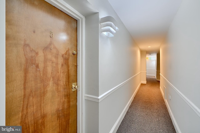 702 S Wolfe St Unit 5, Baltimore, MD 21231 - corridor with carpet floors and baseboards